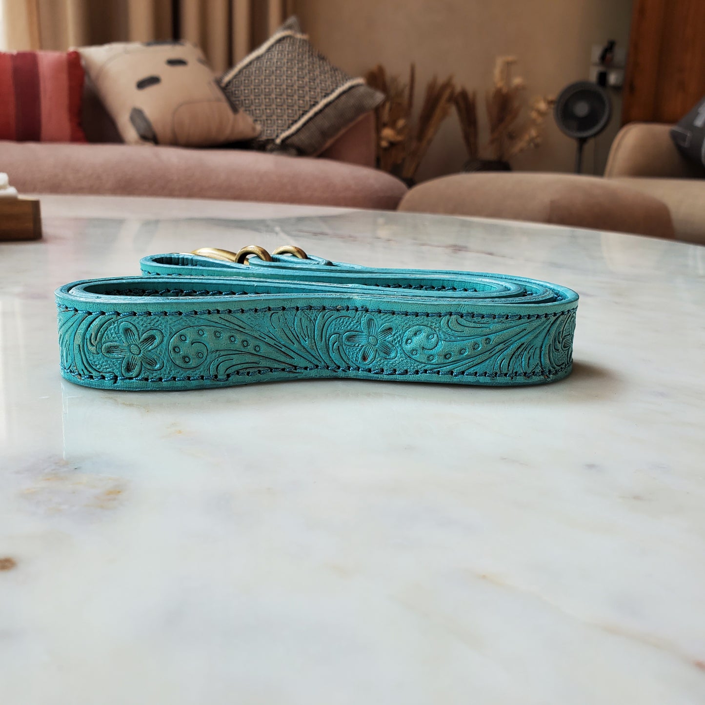 Completely Hand Tooled Western Laptop Tote