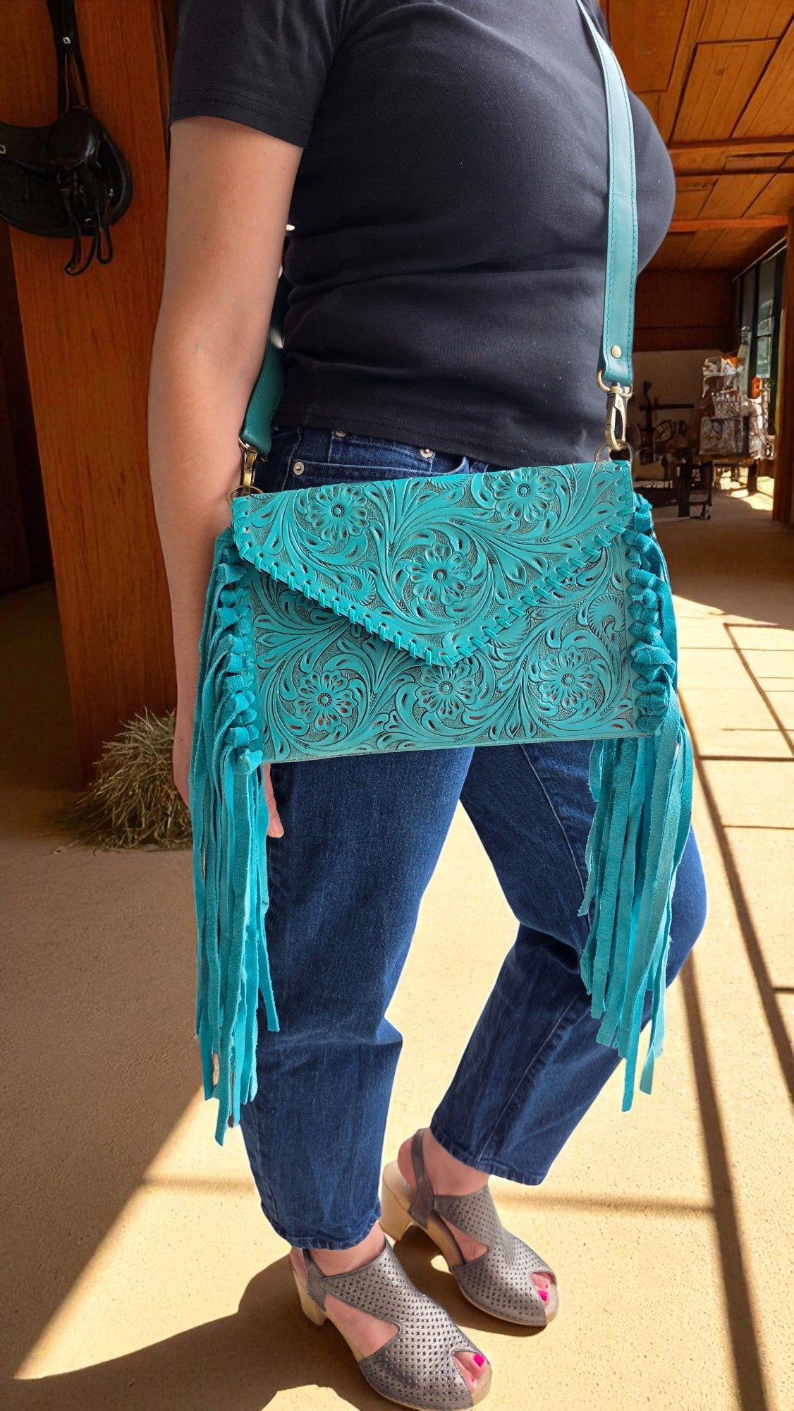 Western Fringes Crossbody Sling