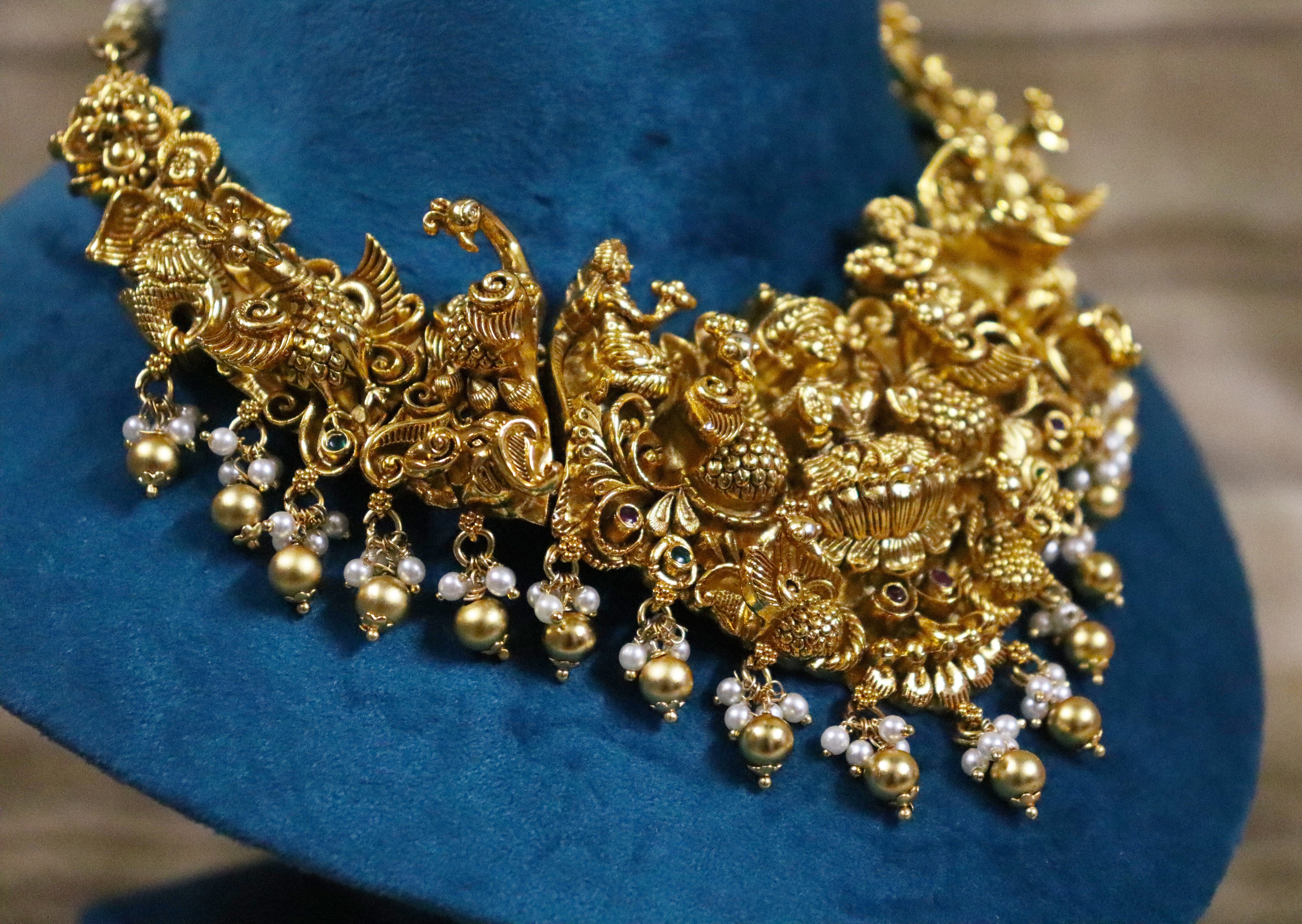 Laxmi Temple Necklace