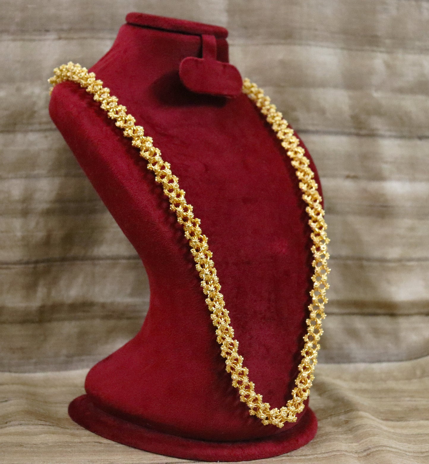 Parijat Floral Jaali Necklace