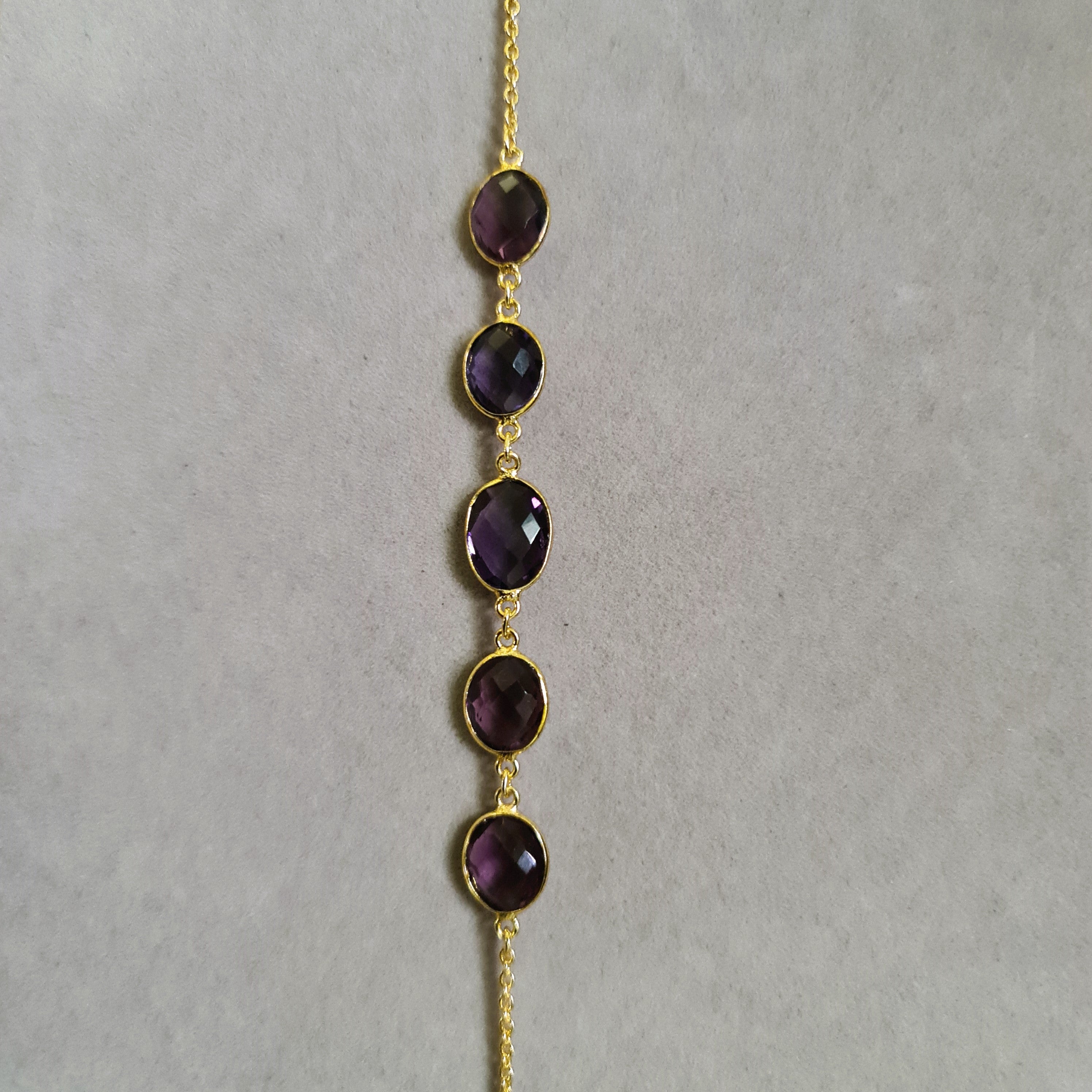 Amethyst Natural Stone Bracelet