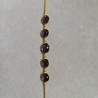 Amethyst Natural Stone Bracelet