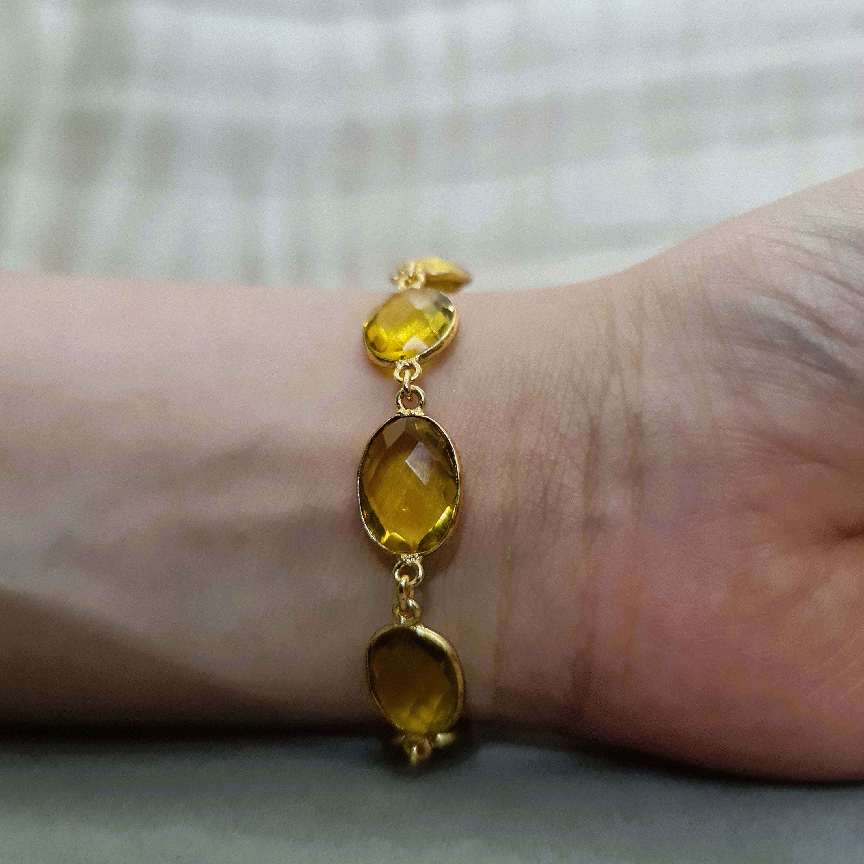 Citrine Natural Stone Bracelet