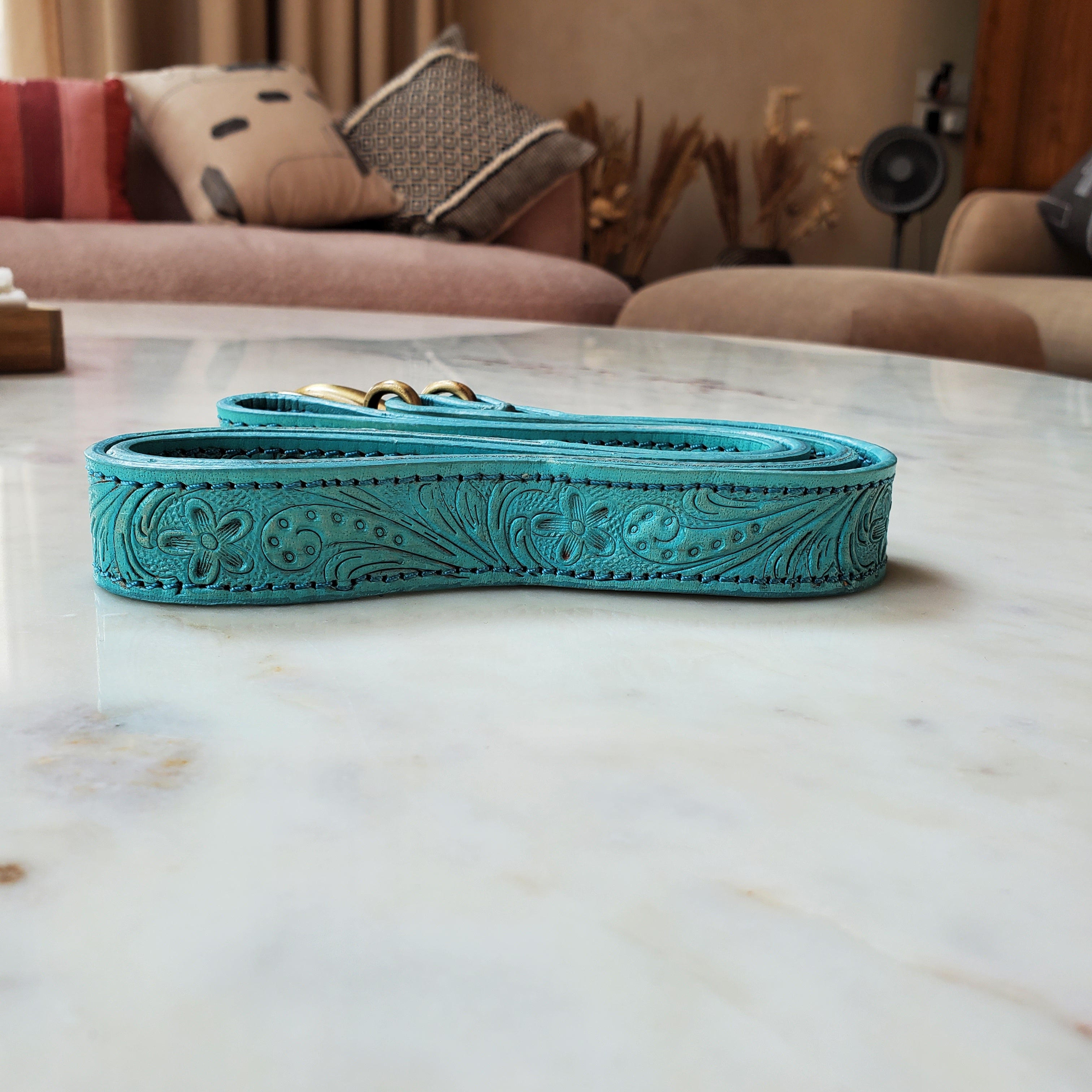 Completely Hand Tooled Western Laptop Tote