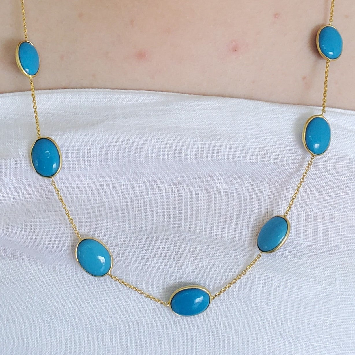 Turquoise Natural Stone Necklace