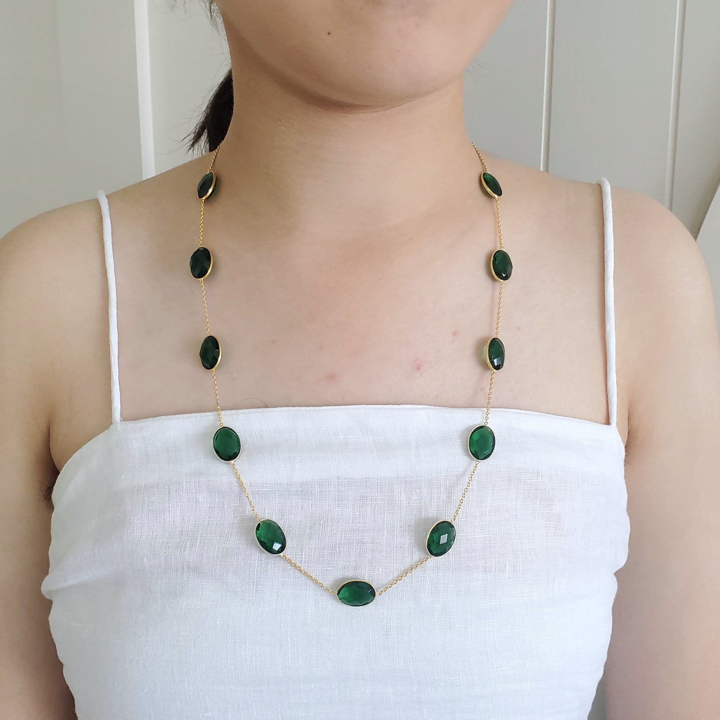 Green Onyx Natural Stone Necklace