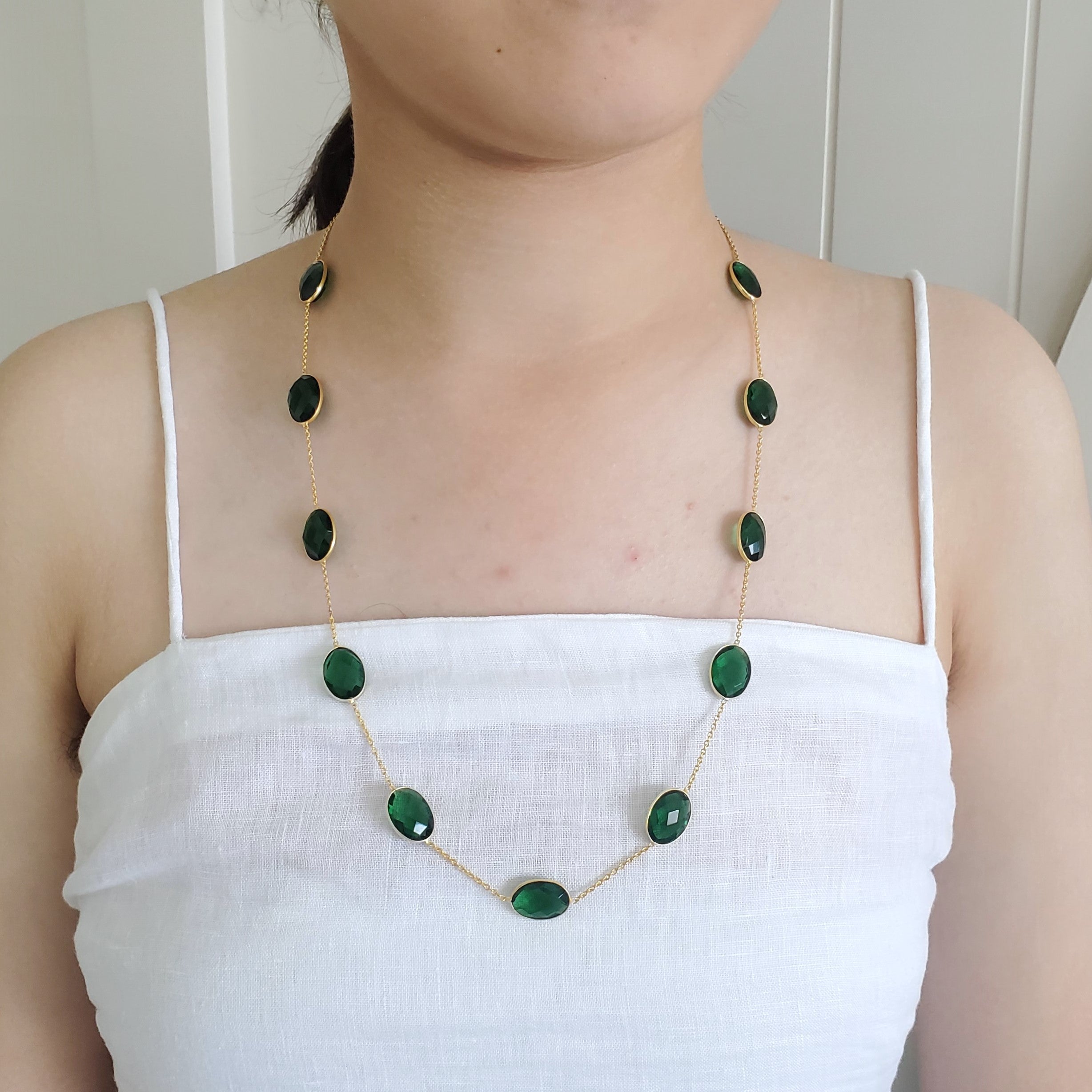 Green Onyx Natural Stone Necklace