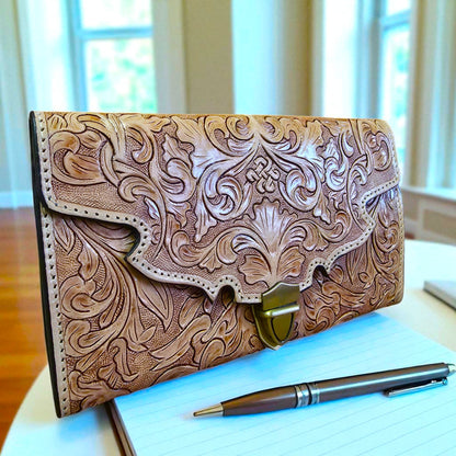 Western Tooled Clutch