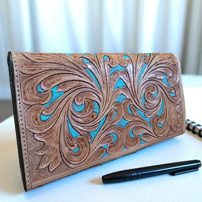 Western Tooled Clutch