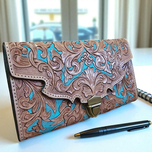 Western Tooled Clutch