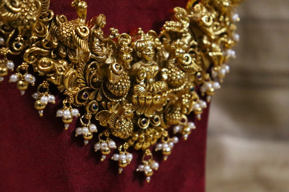 Long Temple Bridal Nagas Necklace
