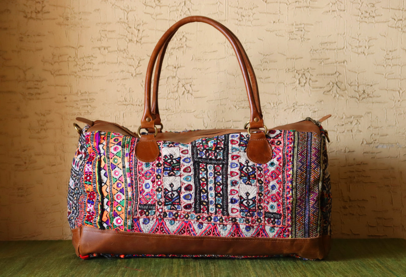 Banjara Leather Weekender
