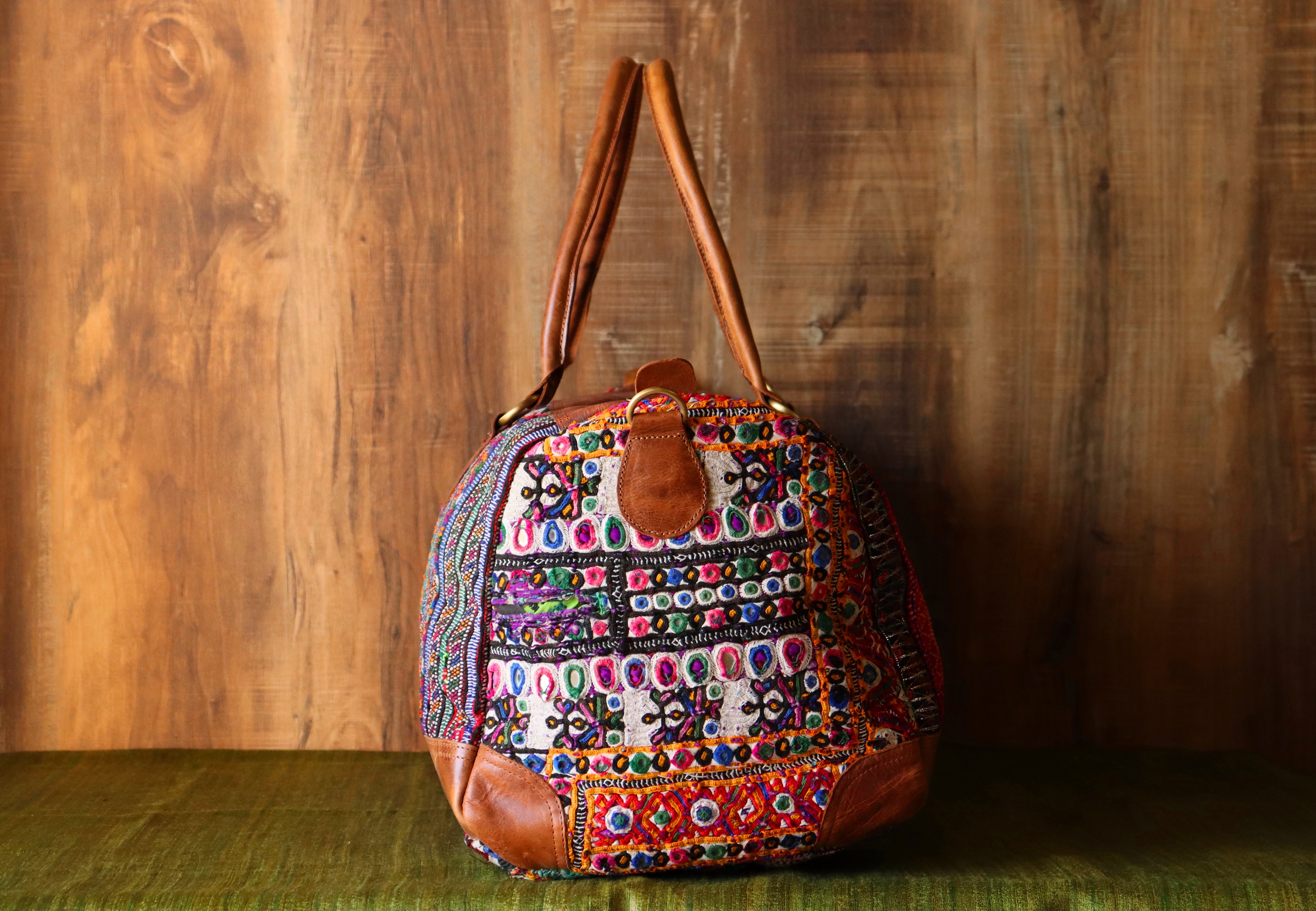 Banjara Leather Weekender