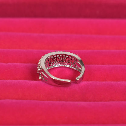 Adjustable Cubic Zircon Ring