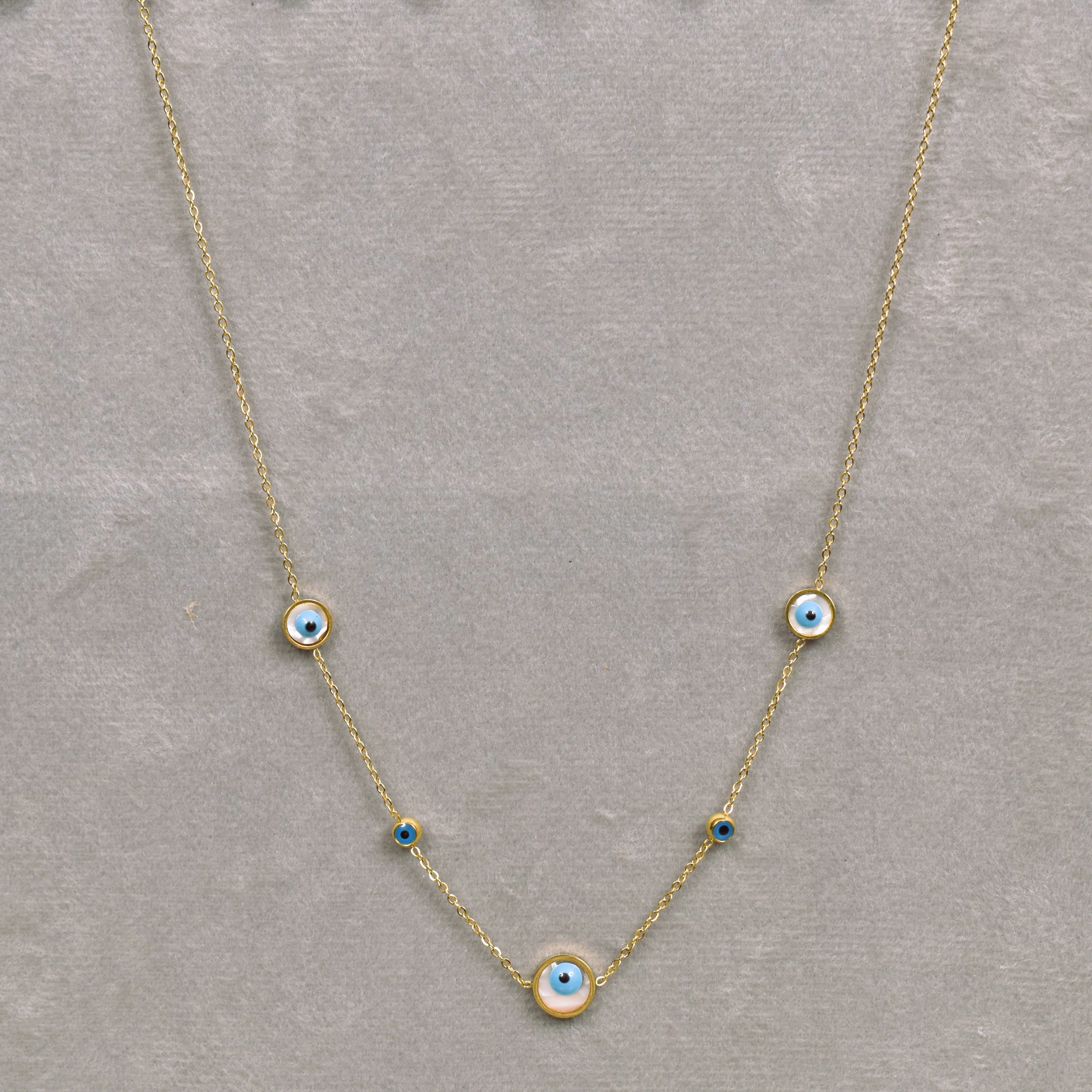 Multiple Evil Eye Necklace
