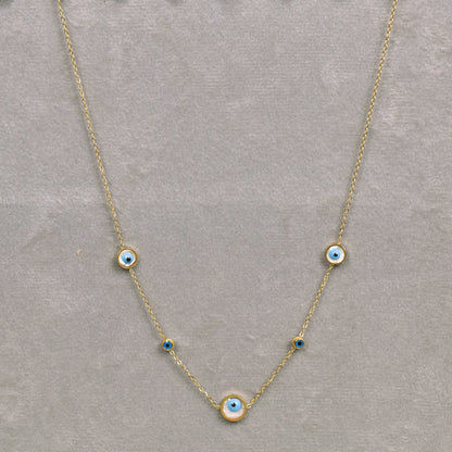 Multiple Evil Eye Necklace