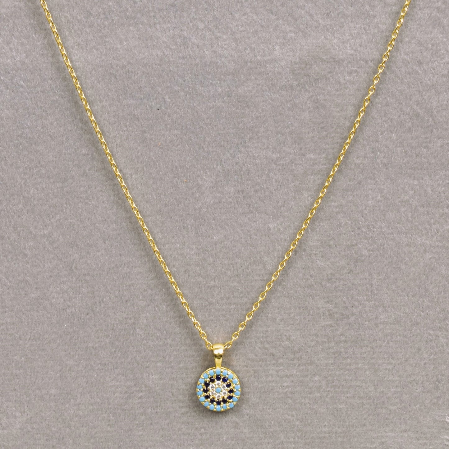 Evil Eye Gold Necklace