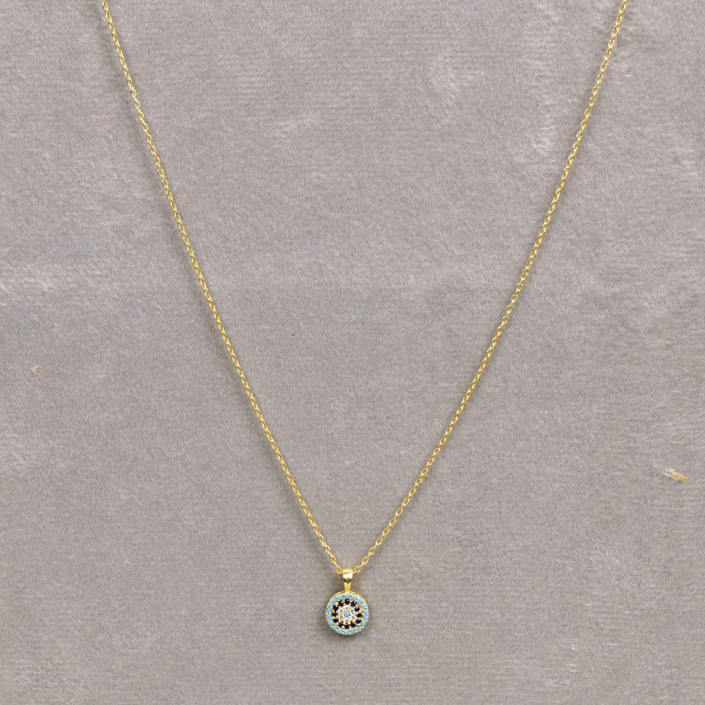 Evil Eye Gold Necklace