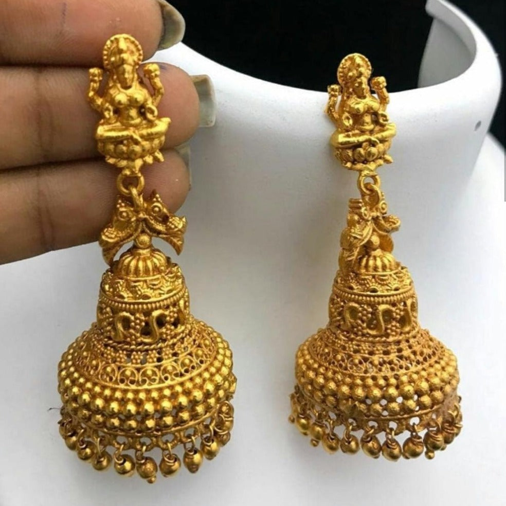 Laxmi Temple Earrings