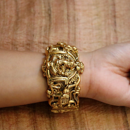 PRE ORDER - Ganesha Temple Kada Bracelet