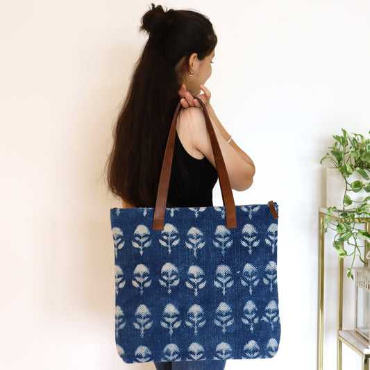 Indigo Laptop Office Tote
