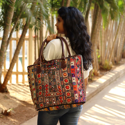 Bohemian Leather Shoulder Bag