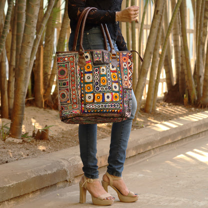Bohemian Leather Shoulder Bag