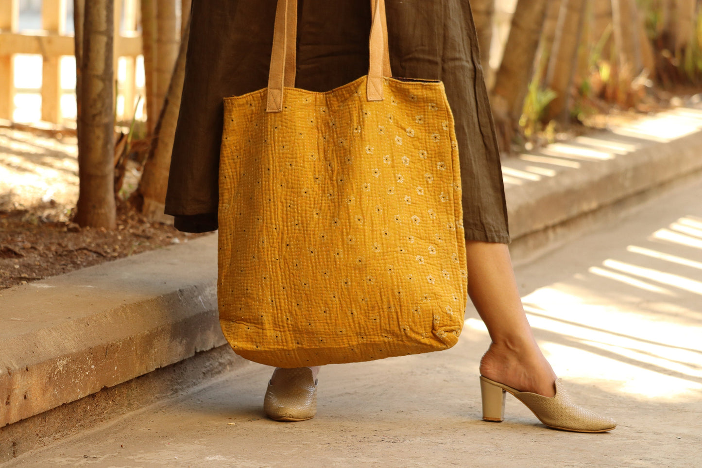 Kantha Cotton Tote