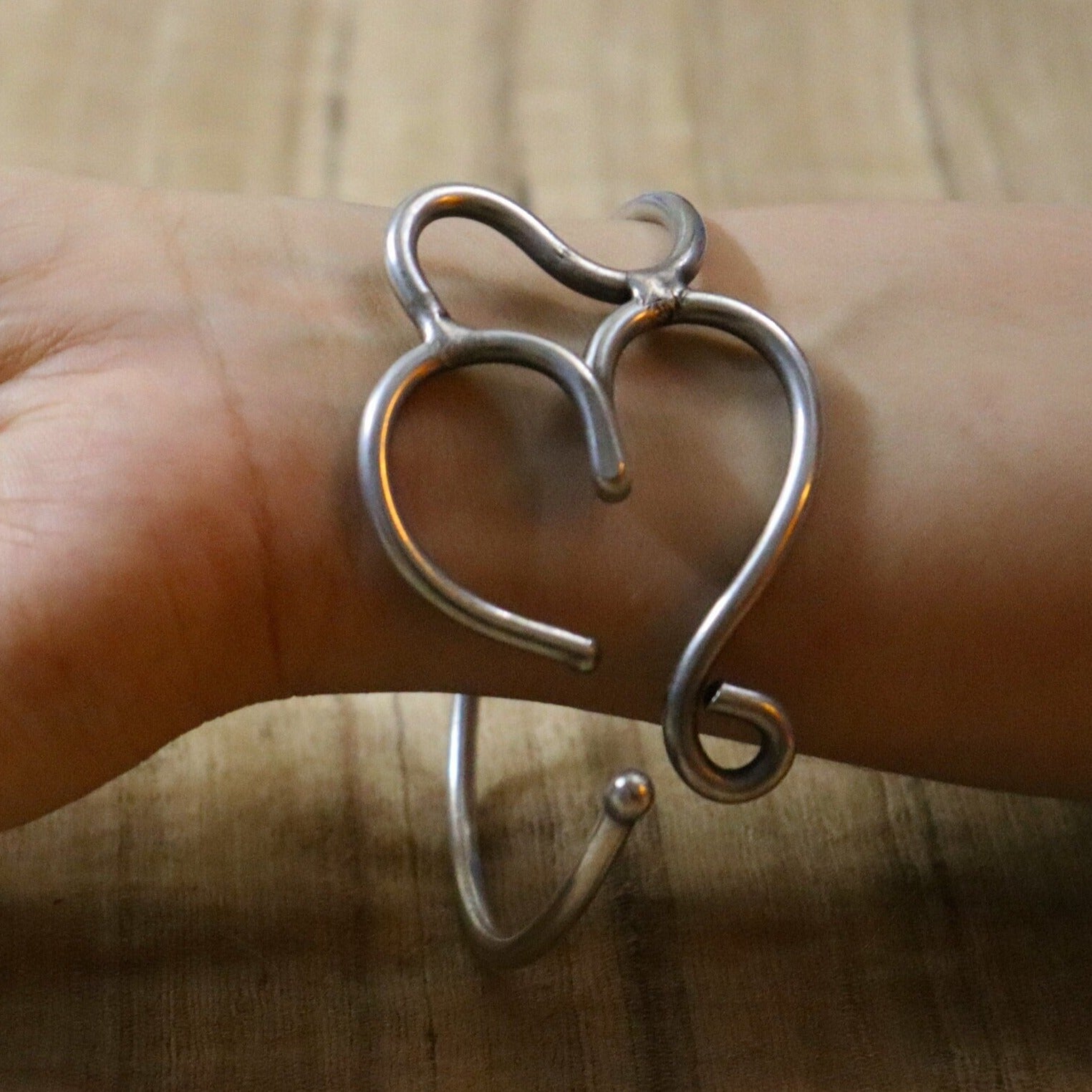 Om Trishul Oxidized Silver Bangle